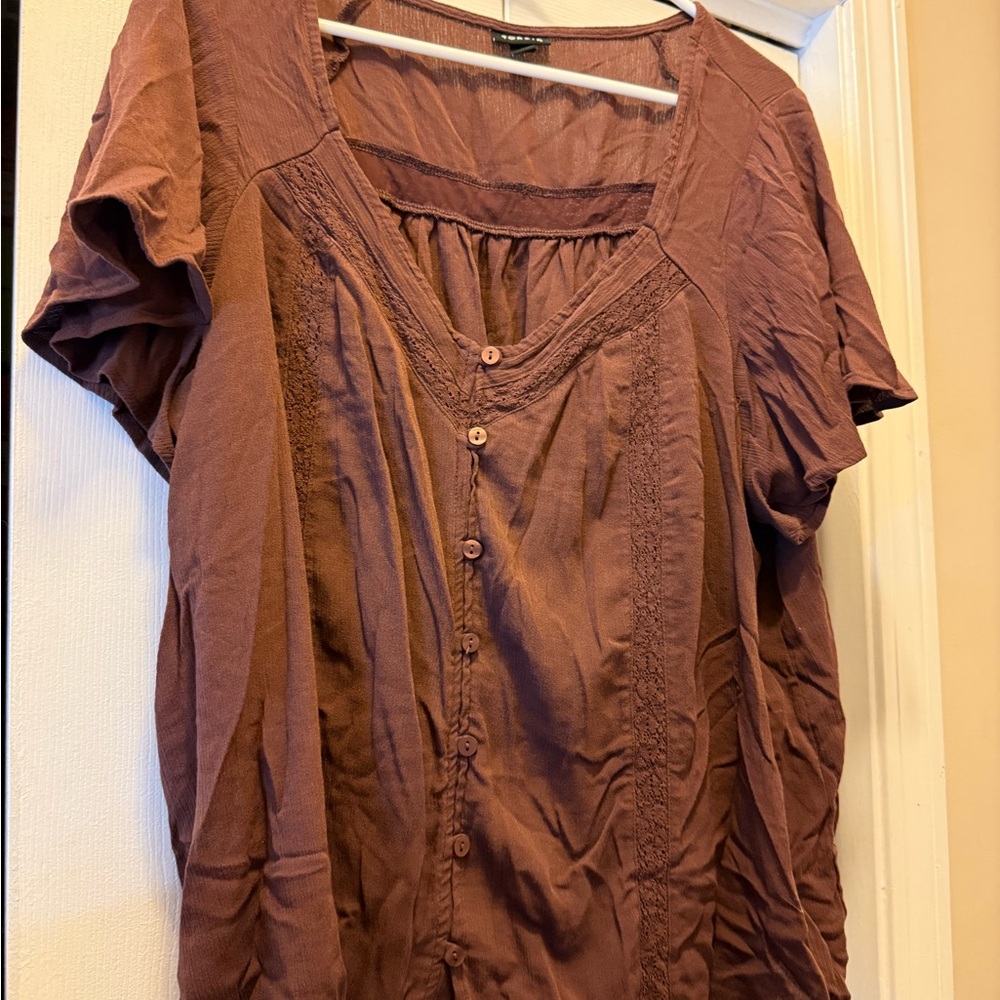 Torrid Size 2 Brown Top